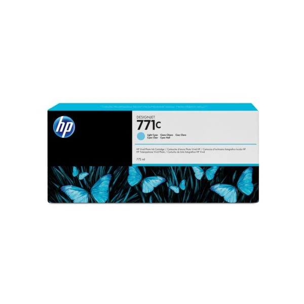INK CARTRIDGE NO 771C LIGHT CYAN DESIGNJET 775-ML 2 INK CARTRIDGE NO 771C LIGHT CYAN DESIGNJET 775-ML - Imagen 2