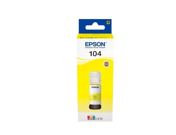 104 ECOTANK YELLOW INK BOTTLE 1 X 65MLYELL OW 2 104 ECOTANK YELLOW INK BOTTLE 1 X 65MLYELL OW - Imagen 2