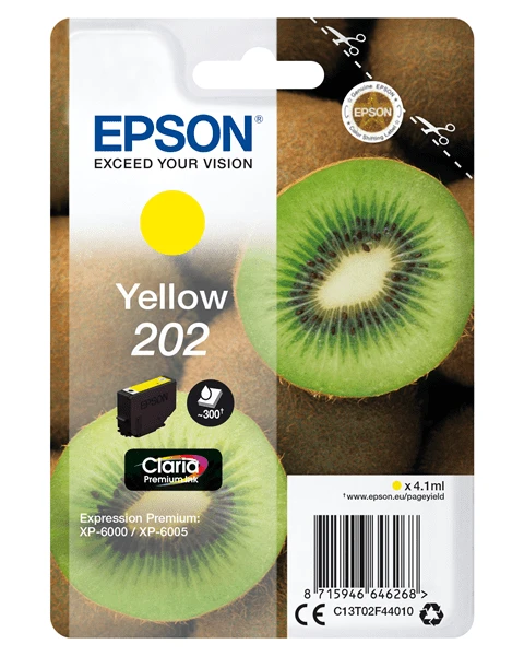 EPSON CARTUCHO 202 AMARILLO 1 EPSON CARTUCHO 202 AMARILLO