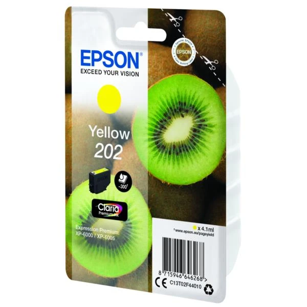EPSON CARTUCHO 202 AMARILLO 4 EPSON CARTUCHO 202 AMARILLO - Imagen 4