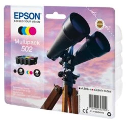 BINOCULARS MULTIPACK 4-COLOURS 502 INK BLACK 4.6ML-CMY 3.3 ML 5 BINOCULARS MULTIPACK 4-COLOURS 502 INK BLACK 4.6ML-CMY 3.3 ML -tienda EPSON C13T02V64010 pic 2