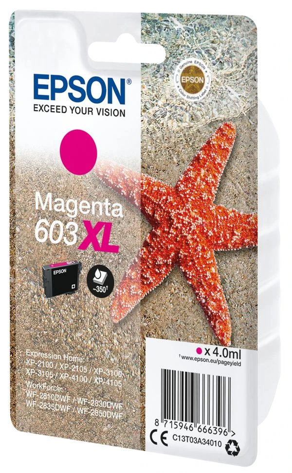 SINGLEPACK MAGENTA 603XL INK 3 SINGLEPACK MAGENTA 603XL INK - Imagen 3