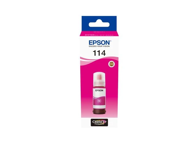 EPSON BOTELLA TINTA ECOTANK 114 MAGENTA 70ML 2 EPSON BOTELLA TINTA ECOTANK 114 MAGENTA 70ML - Imagen 2