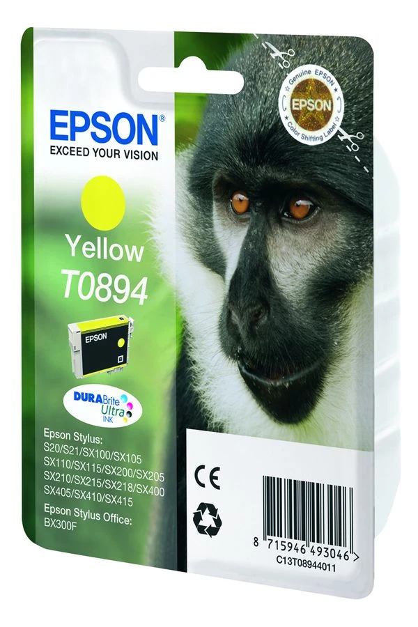 CARTUCHO EPSON AMARILLO T0894 C13T08944011 3 CARTUCHO EPSON AMARILLO T0894 C13T08944011 - Imagen 3