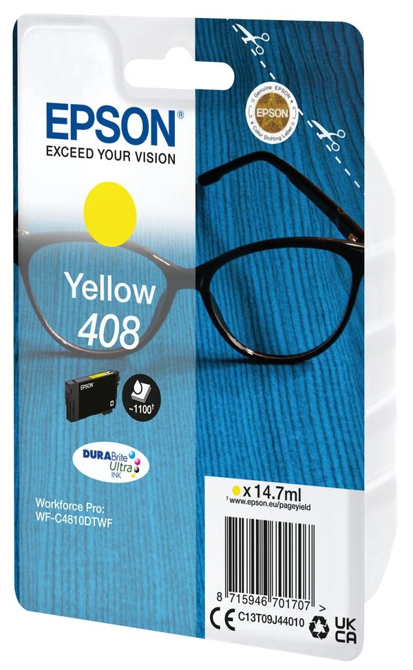 INK SINGLEPACK YELLOW 408 DURABRITE ULTR 3 INK SINGLEPACK YELLOW 408 DURABRITE ULTR - Imagen 3