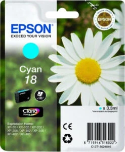 CARTUCHO EPSON CYAN XP-102 205 305 405 C13T18024010 5 CARTUCHO EPSON CYAN XP-102 205 305 405 C13T18024010 -tienda EPSON C13T18024010 pic 2
