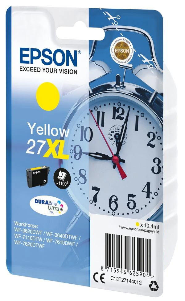 CARTUCHO EPSON AMARILLO 27XL C13T27144012 3 CARTUCHO EPSON AMARILLO 27XL C13T27144012 - Imagen 3