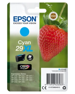 CARTUCHO EPSON CYAN XP-235 XP-332 XP-335 XP-432 XP-435 N29XL C13T29924012