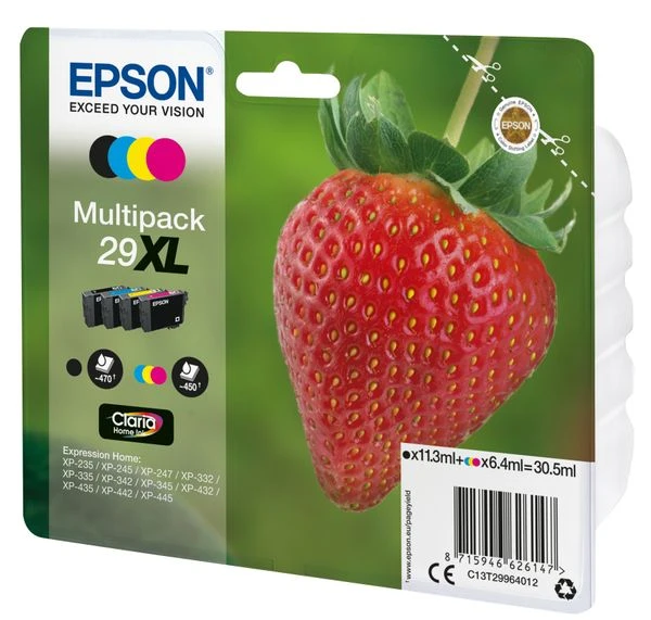 CARTUCHO EPSON MULTIPACK T2996 4 COLORES 29XL HOME INK C13T29964012 3 CARTUCHO EPSON MULTIPACK T2996 4 COLORES 29XL HOME INK C13T29964012 - Imagen 3