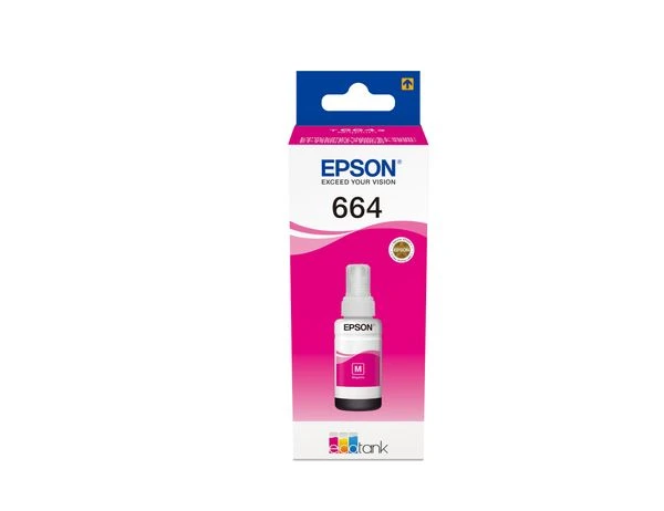 CARTUCHO EPSON MAGENTA T6643 ECOTANK BOTTLE 70ML C13T664340 2 CARTUCHO EPSON MAGENTA T6643 ECOTANK BOTTLE 70ML C13T664340 - Imagen 2