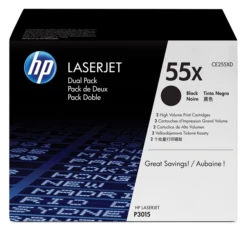 TONER HP NEGRO HP55X DUAL PACK