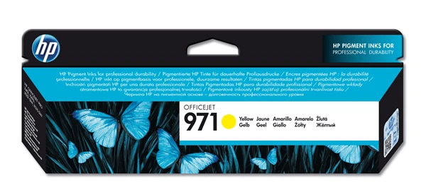 INK CARTRIDGE NO 971 YELLOW 1 INK CARTRIDGE NO 971 YELLOW
