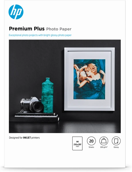 HP PREMIUM PLUS GLOSSY PHOTO PAPER 1 HP PREMIUM PLUS GLOSSY PHOTO PAPER