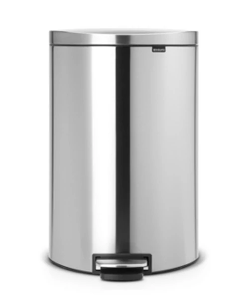 CUBO PEDAL FLATBACK INOX BRILLO 40L BRABANTIA DP502 1 CUBO PEDAL FLATBACK INOX BRILLO 40L BRABANTIA DP502