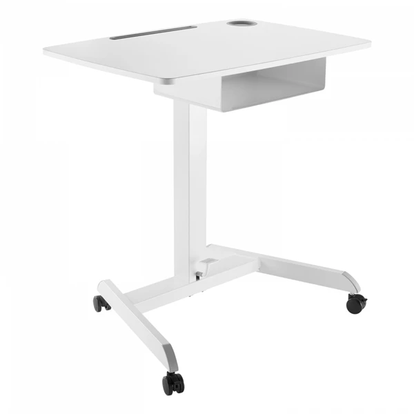 HT ADJUST SITSTAND STUDENT DESK 80X56X75CM GAS SPRING DRAW ER 1 HT ADJUST SITSTAND STUDENT DESK 80X56X75CM GAS SPRING DRAW ER