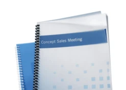 CAJA DE 100 CUBIERTAS POLIPROPILENO FORMATO A4 DE 500 MICRAS TRANSLUCIDO GBC ESP425500