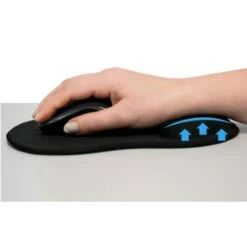 EWENT ALFOMBRILLA DE GEL REPOSAMUNECAS NEGRA -tienda EPSON EW3181 pic 2