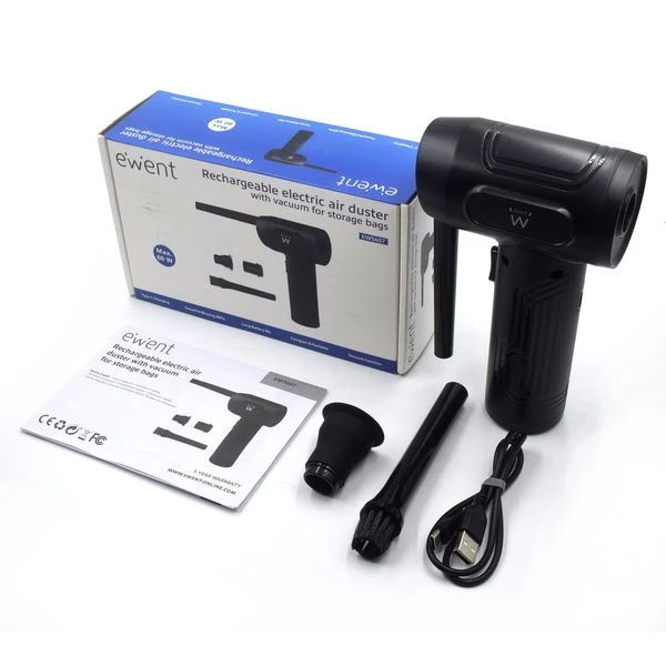 SOPLADOR EWENT DE AIRE ELECTRICO 60W 6000RPM RECARGABLE 9 SOPLADOR EWENT DE AIRE ELECTRICO 60W 6000RPM RECARGABLE - Imagen 9