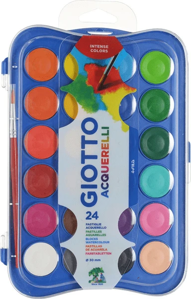 ESTUCHE 24 ACUARELAS 30MM GIOTTO F352400 1 ESTUCHE 24 ACUARELAS 30MM GIOTTO F352400