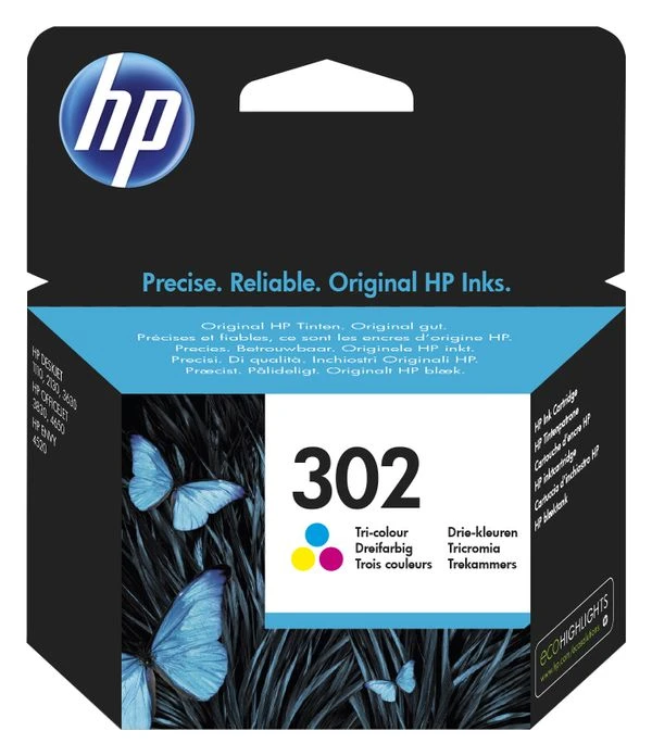 HP 302 PACK3 INK CARTRIDGE 3 HP 302 PACK3 INK CARTRIDGE - Imagen 3