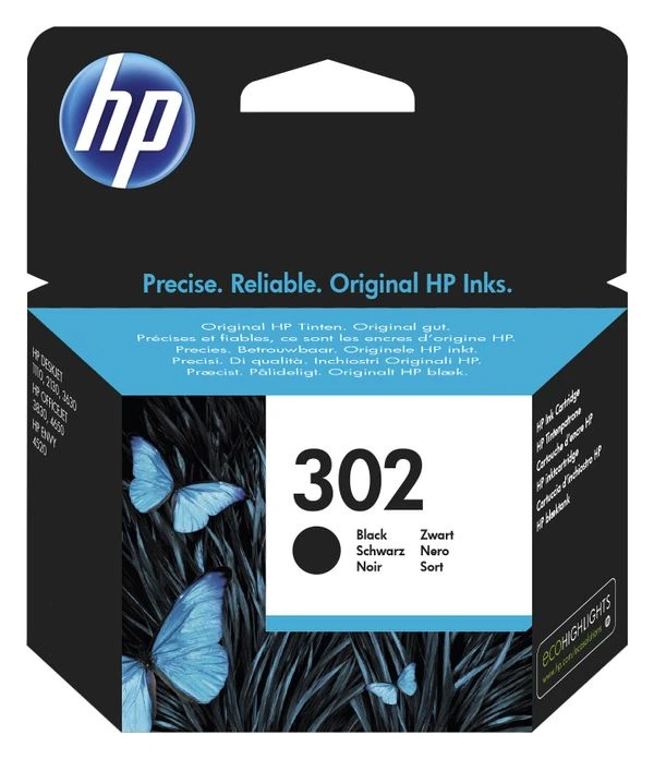 CARTUCHO HP NEGRO 302 F6U66AE301 2 CARTUCHO HP NEGRO 302 F6U66AE301 - Imagen 2