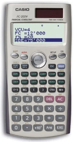 CALCULADORA FINANCIERA CASIO FC-200V-2 5 CALCULADORA FINANCIERA CASIO FC-200V-2 -tienda EPSON FC 200V 2 pic 2