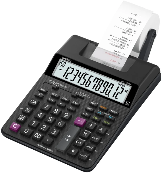 CALCULADORA IMPRESORA DE 12 DIGITOS CASIO HR-150RCE 1 CALCULADORA IMPRESORA DE 12 DIGITOS CASIO HR-150RCE