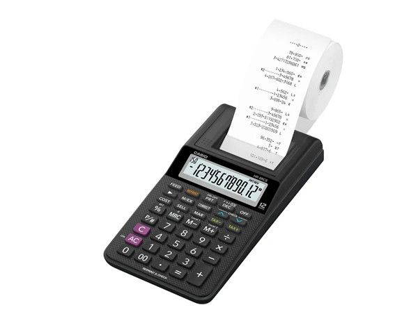 CALCULADORA IMPRESORA DE 12 DIGITOS CASIO HR-8RCE 1 CALCULADORA IMPRESORA DE 12 DIGITOS CASIO HR-8RCE