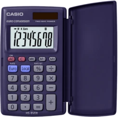 CALCULADORA DE BOLSILLO DE 8 DIGITOS CASIO HS-8VER-WA-EP