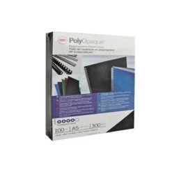 CAJA DE 100 CUBIERTAS POLIPROPILENO FORMATO A4 DE 300 MICRAS COLOR NEGRO GBC IB386831 7 CAJA DE 100 CUBIERTAS POLIPROPILENO FORMATO A4 DE 300 MICRAS COLOR NEGRO GBC IB386831 -tienda EPSON IB386831 pic 2