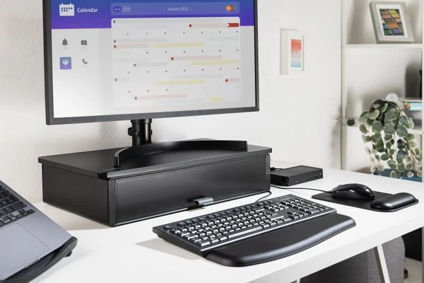 UVSTAND MONITOR STAND BLCK WITH UV DISINFEC COMPARTME NT 2 UVSTAND MONITOR STAND BLCK WITH UV DISINFEC COMPARTME NT - Imagen 2