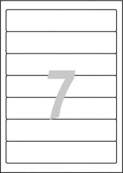 PAQUETE 25 HOJAS ETIQUETAS BLANCAS PARA ARCHIVADORES CON DORSO FINO-IMPRESORAS LASER-192X38 MM AVERY L4760-25 5 PAQUETE 25 HOJAS ETIQUETAS BLANCAS PARA ARCHIVADORES CON DORSO FINO-IMPRESORAS LASER-192X38 MM AVERY L4760-25 -tienda EPSON L4760 25 pic 2