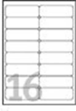 PAQUETE 25 HOJAS ETIQUETAS TRANSPARENTES QUICKPEEL-IMPRESORAS LASER-99.1X33.9 MM AVERY L7562-25