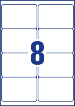 CAJA DE 40 HOJAS 8 ETIQUETAS X HOJA ETIQUETAS BLANCAS BRILLANTES 99.1X67.7MM AVERY L7765-40 9 CAJA DE 40 HOJAS 8 ETIQUETAS X HOJA ETIQUETAS BLANCAS BRILLANTES 99.1X67.7MM AVERY L7765-40 -tienda EPSON L7765 40 pic 3