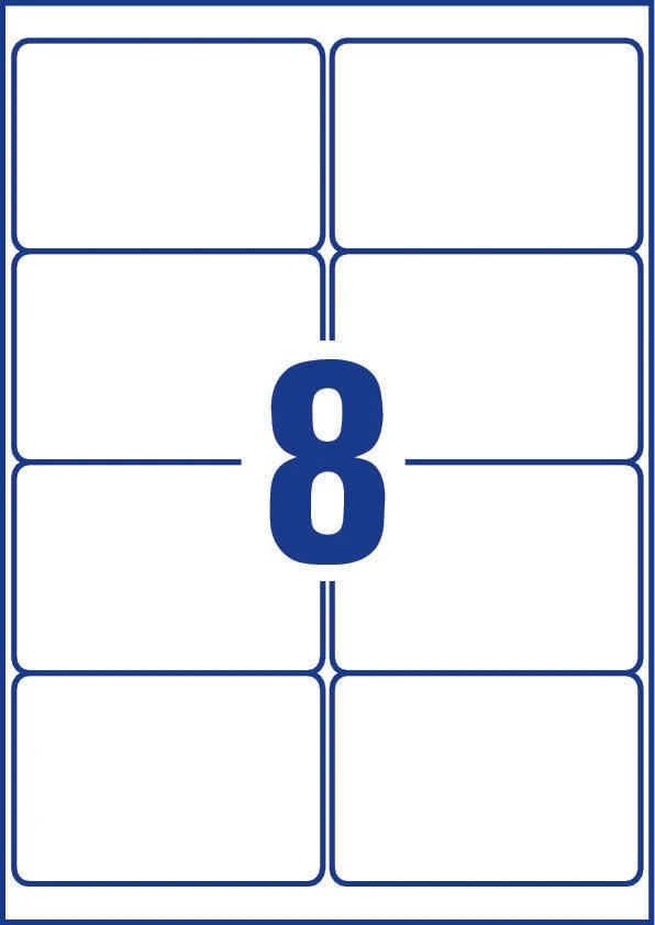 CAJA DE 40 HOJAS 8 ETIQUETAS X HOJA ETIQUETAS BLANCAS BRILLANTES 99.1X67.7MM AVERY L7765-40 4 CAJA DE 40 HOJAS 8 ETIQUETAS X HOJA ETIQUETAS BLANCAS BRILLANTES 99.1X67.7MM AVERY L7765-40 - Imagen 4