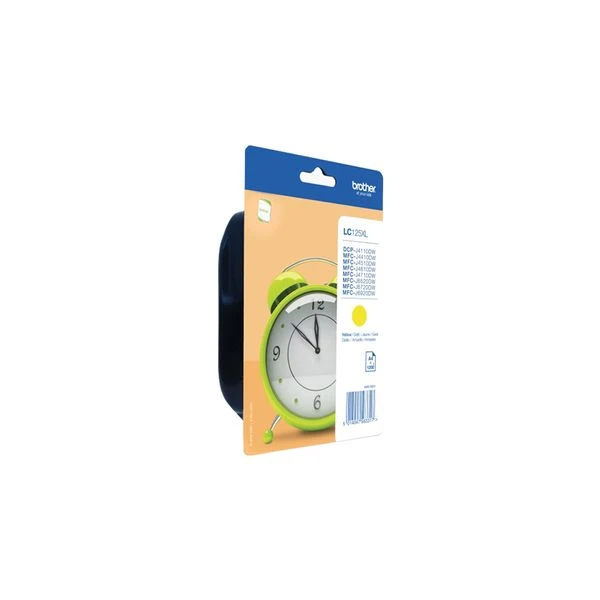 BROTHER TINTA AMARILLO LC-125XLYBP 4 BROTHER TINTA AMARILLO LC-125XLYBP - Imagen 4