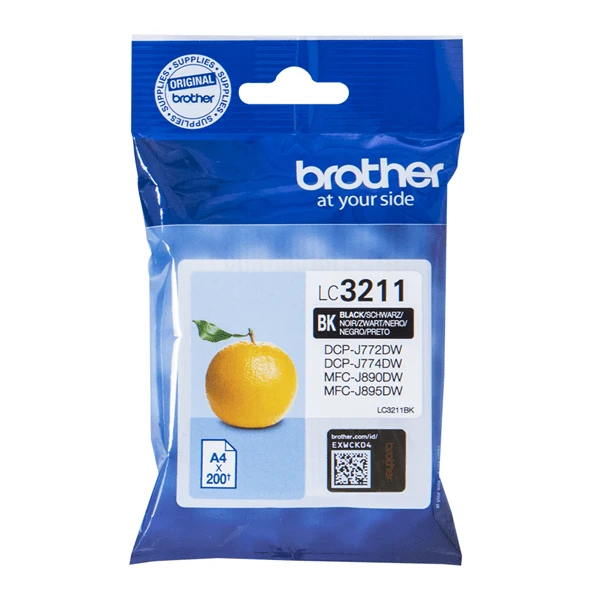 CARTUCHO BROTHER LC3211BK NEGRO 1 CARTUCHO BROTHER LC3211BK NEGRO