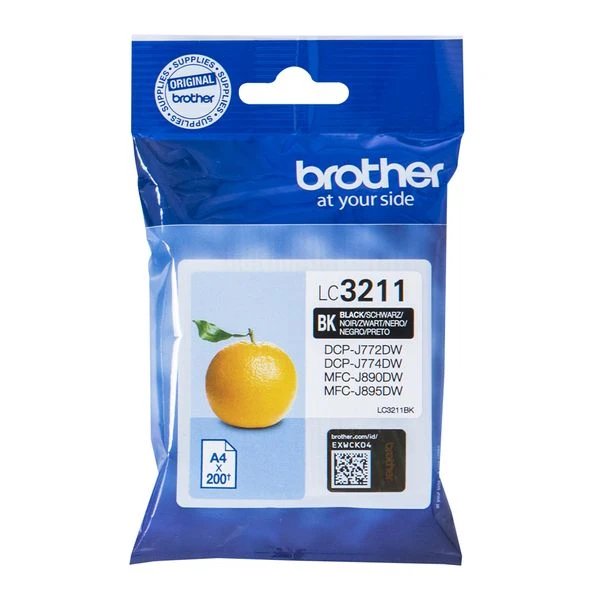 CARTUCHO BROTHER LC3211BK NEGRO 2 CARTUCHO BROTHER LC3211BK NEGRO - Imagen 2
