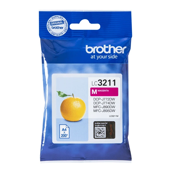 CARTUCHO BROTHER LC3211M MAGENTA 1 CARTUCHO BROTHER LC3211M MAGENTA
