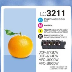 PACK OF 4 CARTRIDGES BLACK CYAN MAGENTA YELL OW -tienda EPSON LC3211VAL pic 3