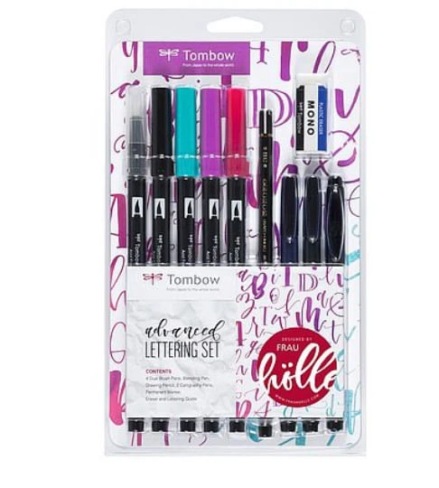 SET LETTERING DE CALIGRAFIA MODELO ADVANCED TOMBOW LS-ADV 2 SET LETTERING DE CALIGRAFIA MODELO ADVANCED TOMBOW LS-ADV - Imagen 2