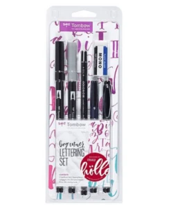 SET LETTERING DE CALIGRAFIA MODELO BEGINNER TOMBOW LS-BEG