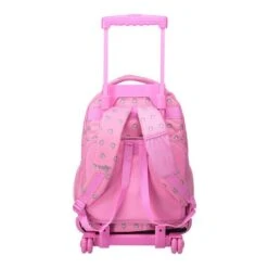 MOCHILA INFALTIL CON RUEDAS ROSA CORAZONES PLATEADOS TOTTO MA03ECO006-2120P-7IU -tienda EPSON MA03ECO006 2120P 7IU pic 2