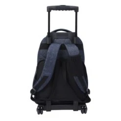 MOCHILA ESCOLAR CON RUEDAS AZUL Y NEGRO GEOMETRIC-RENGLONES TOTTO MA03ECO006-2210P-3JG -tienda EPSON MA03ECO006 2210P 3JG pic 3