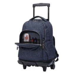 MOCHILA ESCOLAR CON RUEDAS AZUL Y NEGRO GEOMETRIC-RENGLONES TOTTO MA03ECO006-2210P-3JG -tienda EPSON MA03ECO006 2210P 3JG pic 5