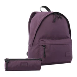 PACK MOCHILA ESTUCHE COLOR MORADO-KALEX TOTTO MA04COM093-22200-M50