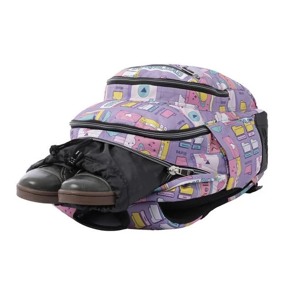 MOCHILA ESCOLAR MORADO CIBER-CRAYOLES TOTTO MA04ECO029-2210N-2QI 7 MOCHILA ESCOLAR MORADO CIBER-CRAYOLES TOTTO MA04ECO029-2210N-2QI - Imagen 7