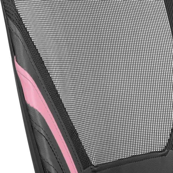 SILLA ERGONOMICA MARS GAMING MGC-ERGO NEGRA CON DETALLES EN ROSA RESPALDO EN MALLA TRANSPIRABLE AJUSTE LUMBAR-CERVICAL-REPOSABRAZOS 4 SILLA ERGONOMICA MARS GAMING MGC-ERGO NEGRA CON DETALLES EN ROSA RESPALDO EN MALLA TRANSPIRABLE AJUSTE LUMBAR-CERVICAL-REPOSABRAZOS - Imagen 4
