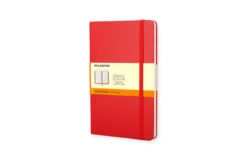 LIBRETA CLASICA TAPA DURA ROJA P 9X14CM RAYADA MOLESKINE MM710R