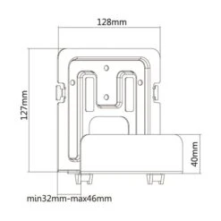 AISENS SOPORTE UNIVERSAL DE PARED PARA MINI PC. ROUTER. NEGRO 11 AISENS SOPORTE UNIVERSAL DE PARED PARA MINI PC. ROUTER. NEGRO -tienda EPSON MPC02 155 pic 4